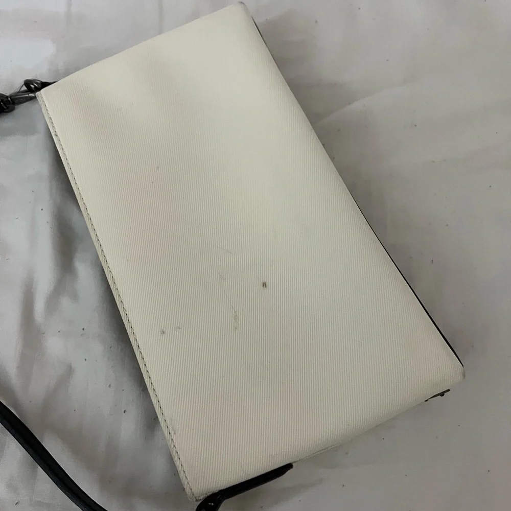 Rare coach canvas and leather mini shoulder bag